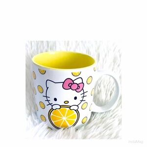 NEW  Sanrio Hello Kitty LEMON SLICE CITRUS MUG 🍋